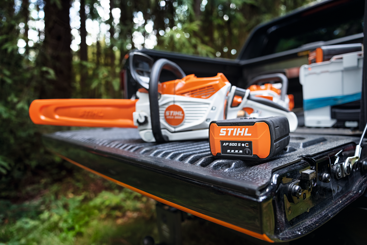 New stihl 500 top chainsaw