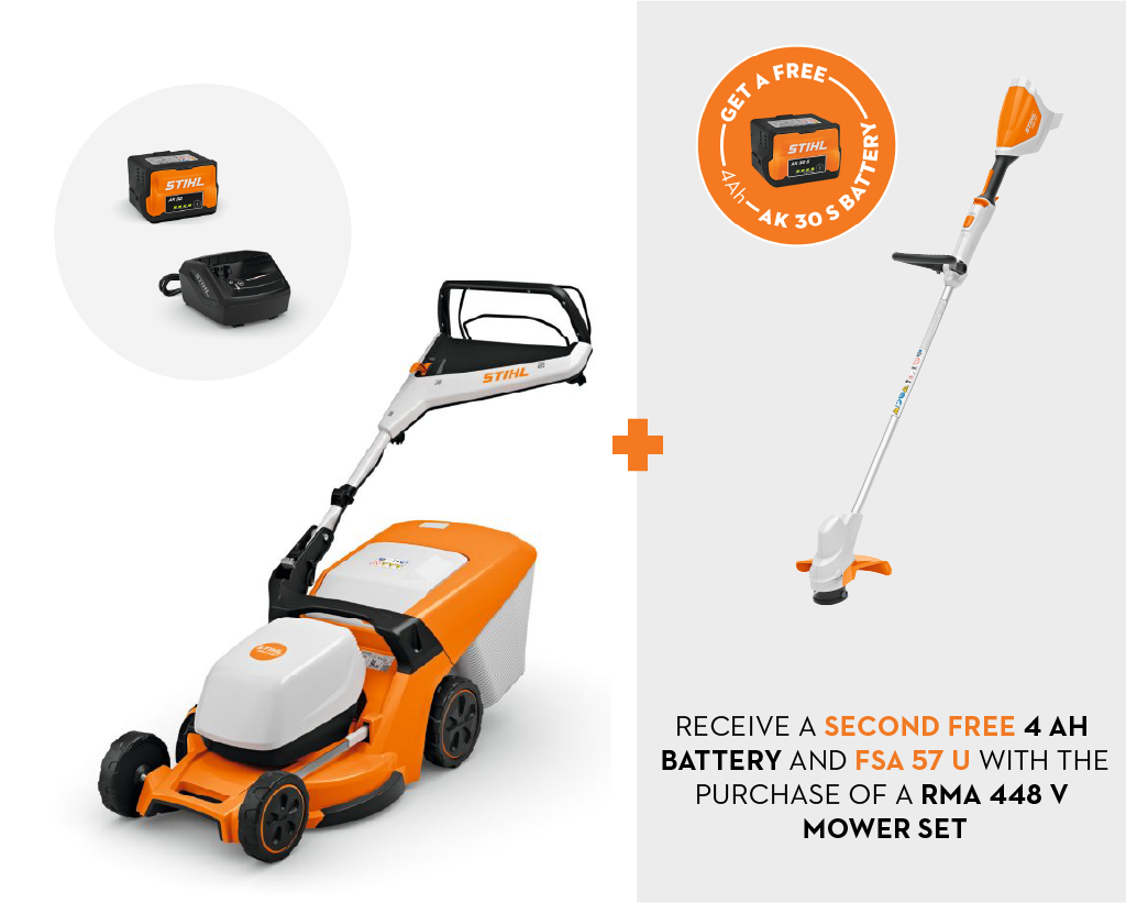 Buy the STIHL RMA 448 V Self-Propelled Battery Lawn Mower Today